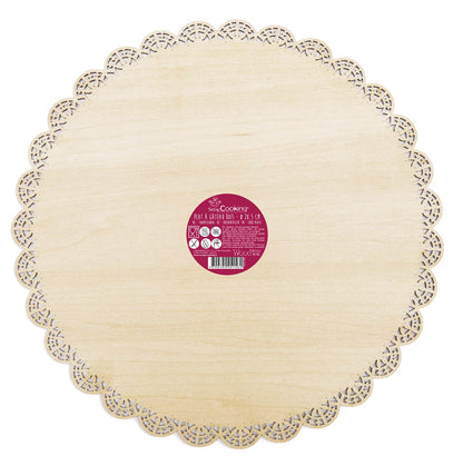 PIATTO ROTONDO IN LEGNO, DIAMETRO 29 CM