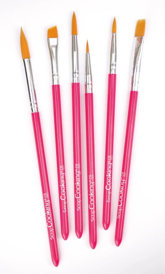 BROSSE - LOT DE 6 PIÈCES.