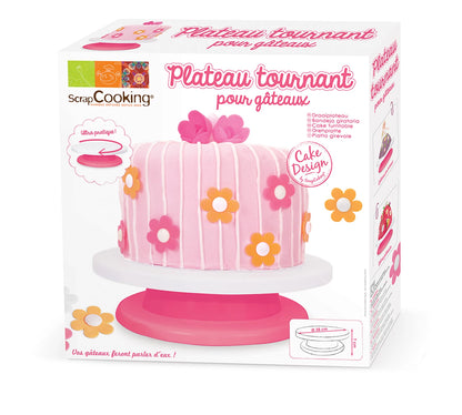PRÉSENTOIR À GÂTEAU EXTENSIBLE, DIAMÈTRE 28 CM