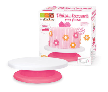 PRÉSENTOIR À GÂTEAU EXTENSIBLE, DIAMÈTRE 28 CM