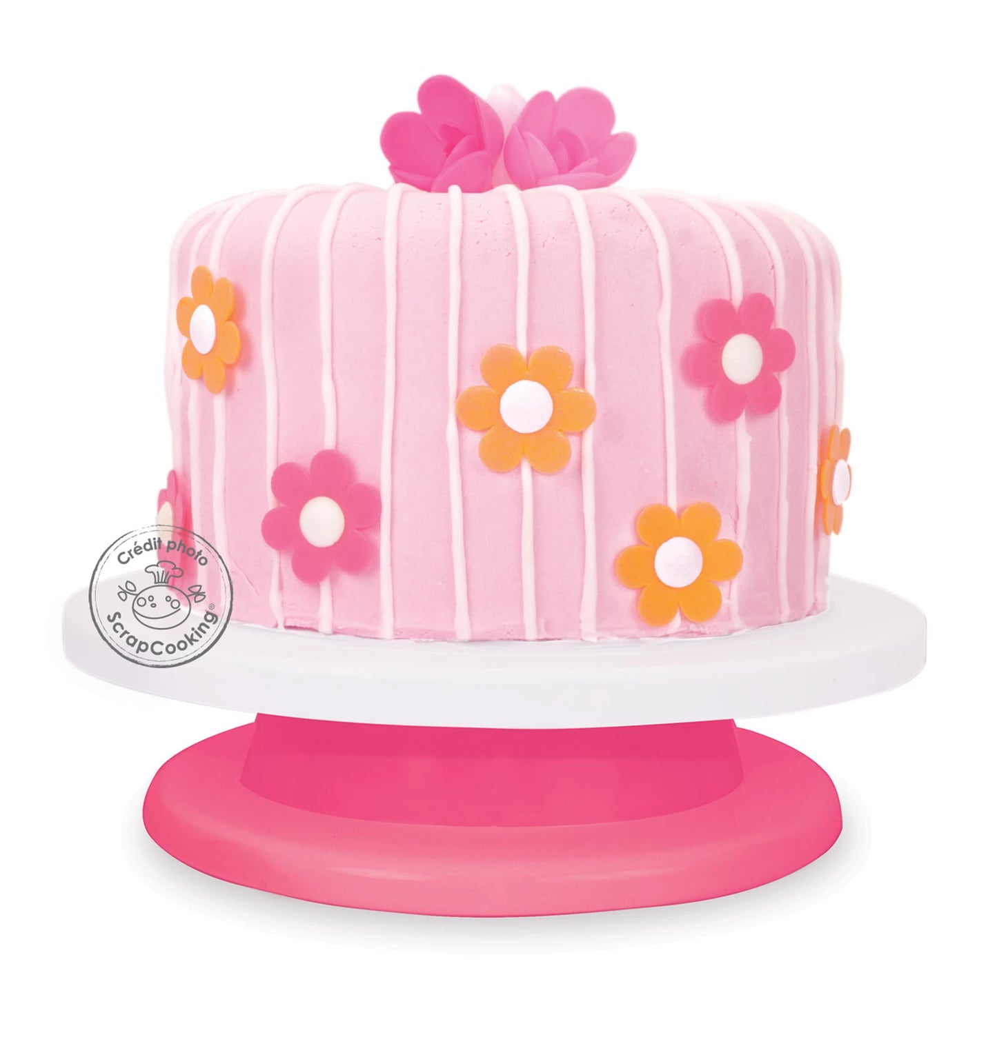PRÉSENTOIR À GÂTEAU EXTENSIBLE, DIAMÈTRE 28 CM