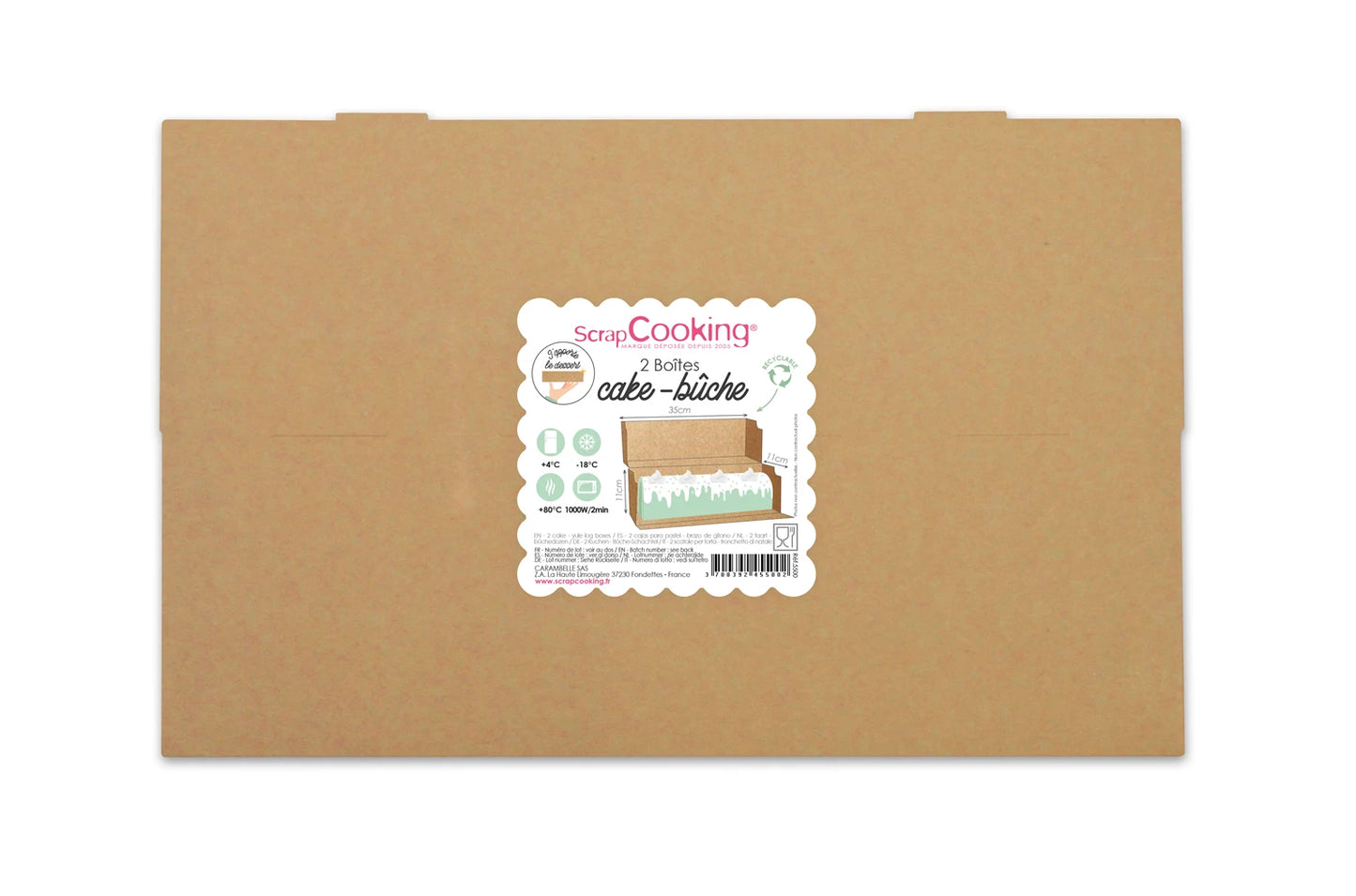 2 KUCHENSCHACHTELN AUS BUCHE 35X11X11 CM