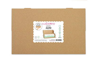 2 KUCHENSCHACHTELN AUS BUCHE 35X11X11 CM