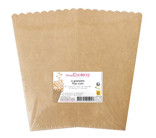 6 POPCORNBECHER