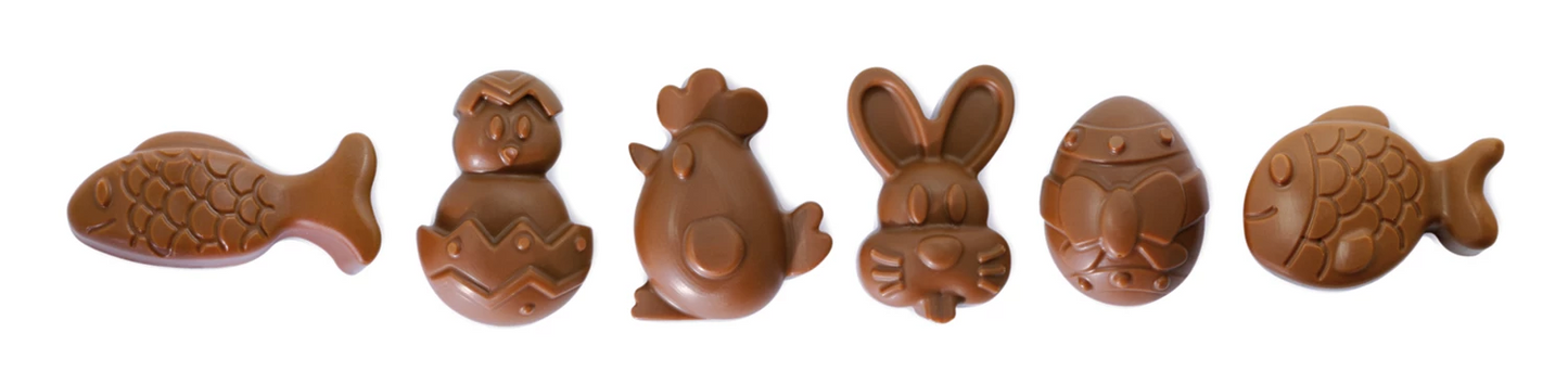 TEGLIA IN SILICONE PASQUALE (CONIGLIO, UOVO, POLLO, PESCE)
