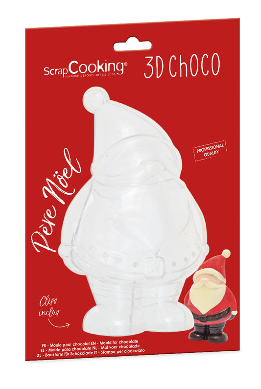 MOULE PROFESSIONNEL À CHOCOLAT 3D PÈRE NOËL