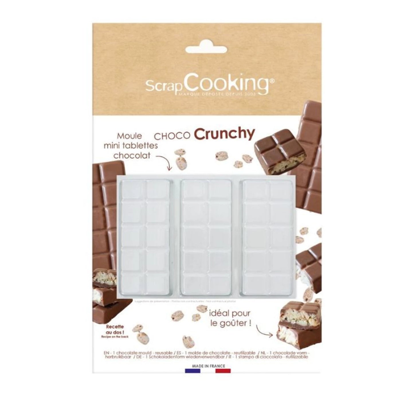 SCRAPCOOKING - MOULE POUR CROQUANT AU CHOCOLAT - F/D/I/ML