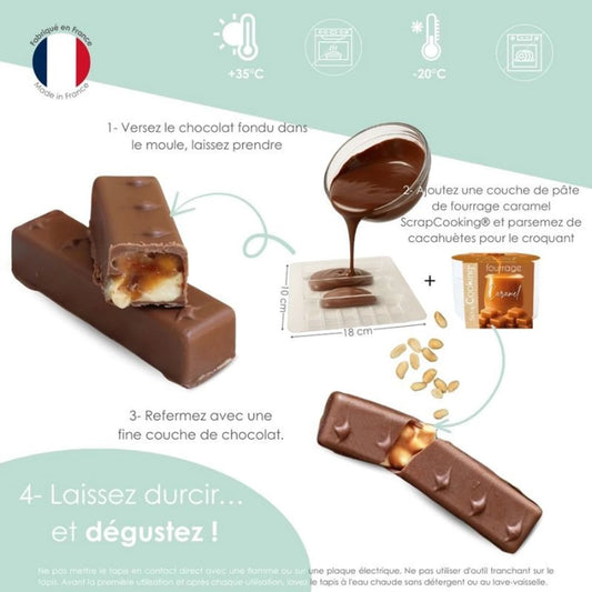 SCRAPCOOKING - STAMPO PER CIOCCOLATO, SNACK AL CIOCCOLATO - F/D/I/ML
