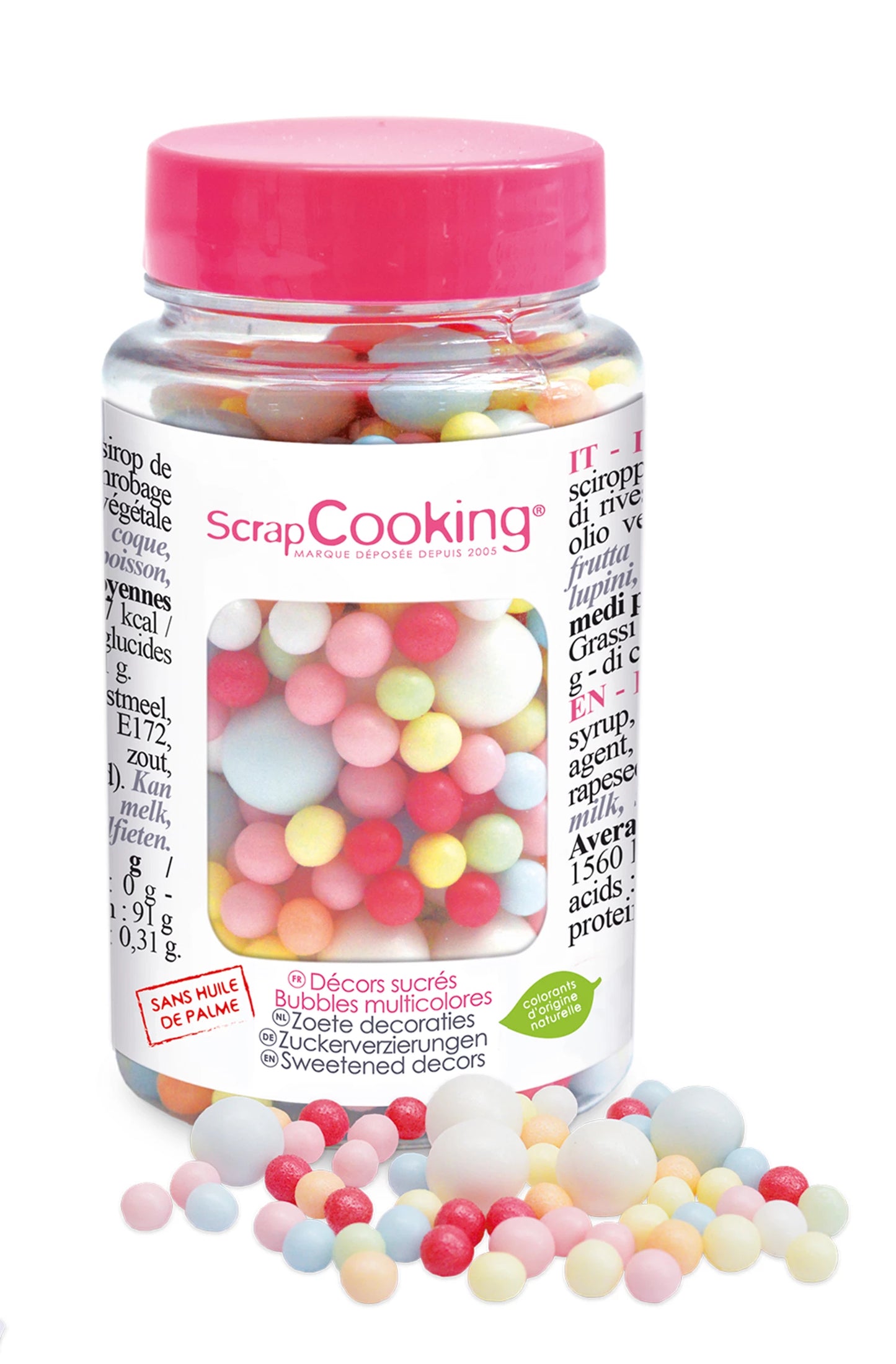 ZUCKERPERLEN SORTIERTE KUGELN 70G