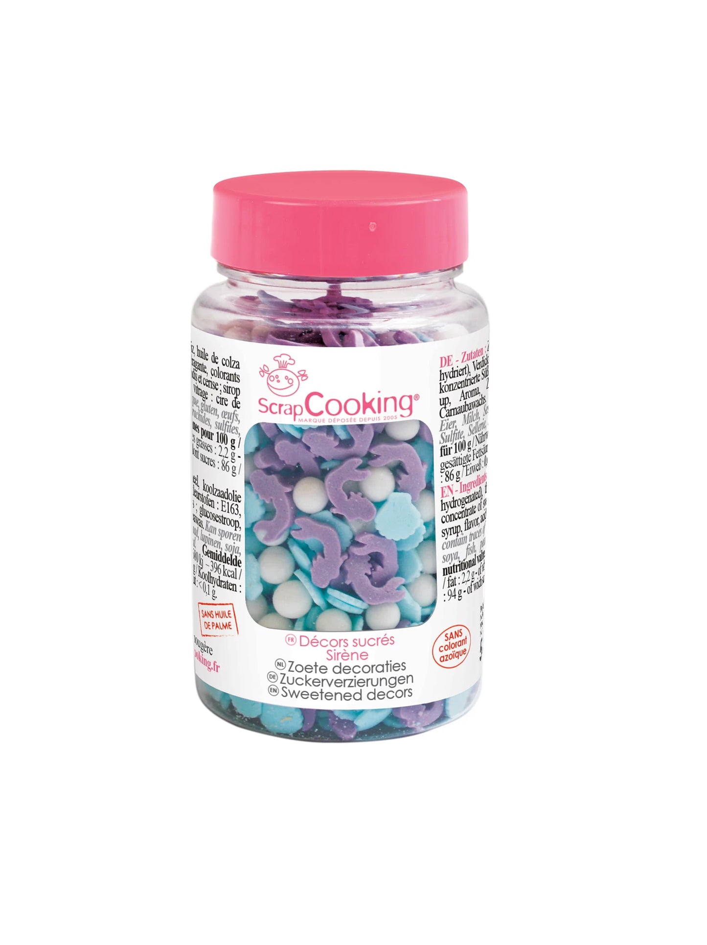 SIRÈNE DÉCORATIVE EN SUCRE 55G