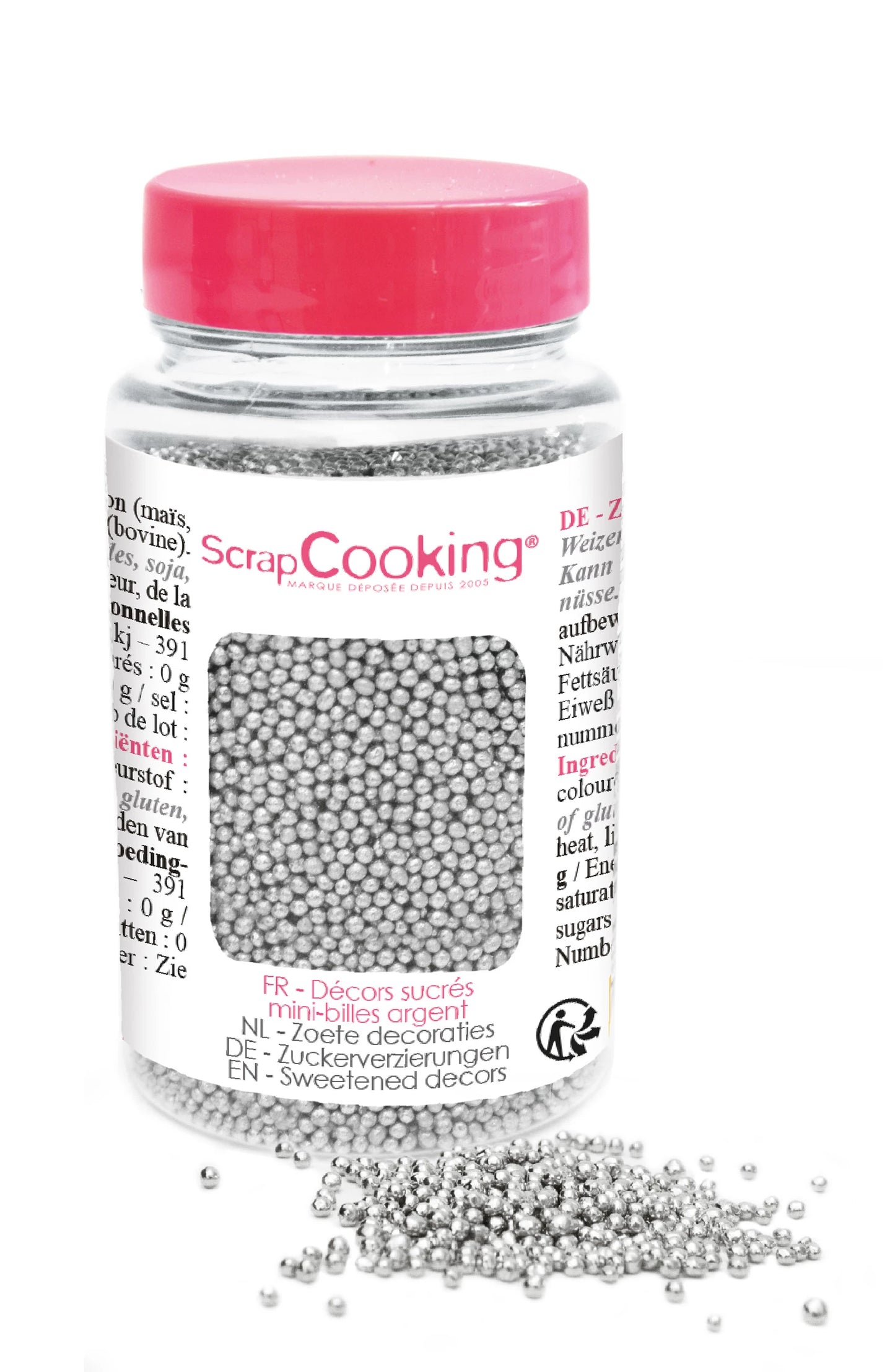 MINI SILBERKUGELN ZUCKERDEKOR 80G