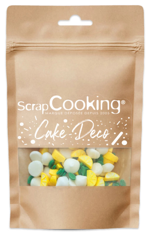SCRAPCOOKING - PREPARATO PER MERINGHE AL LIMONE SUGAR DECKOR, 30 G. - F/D/I/ML