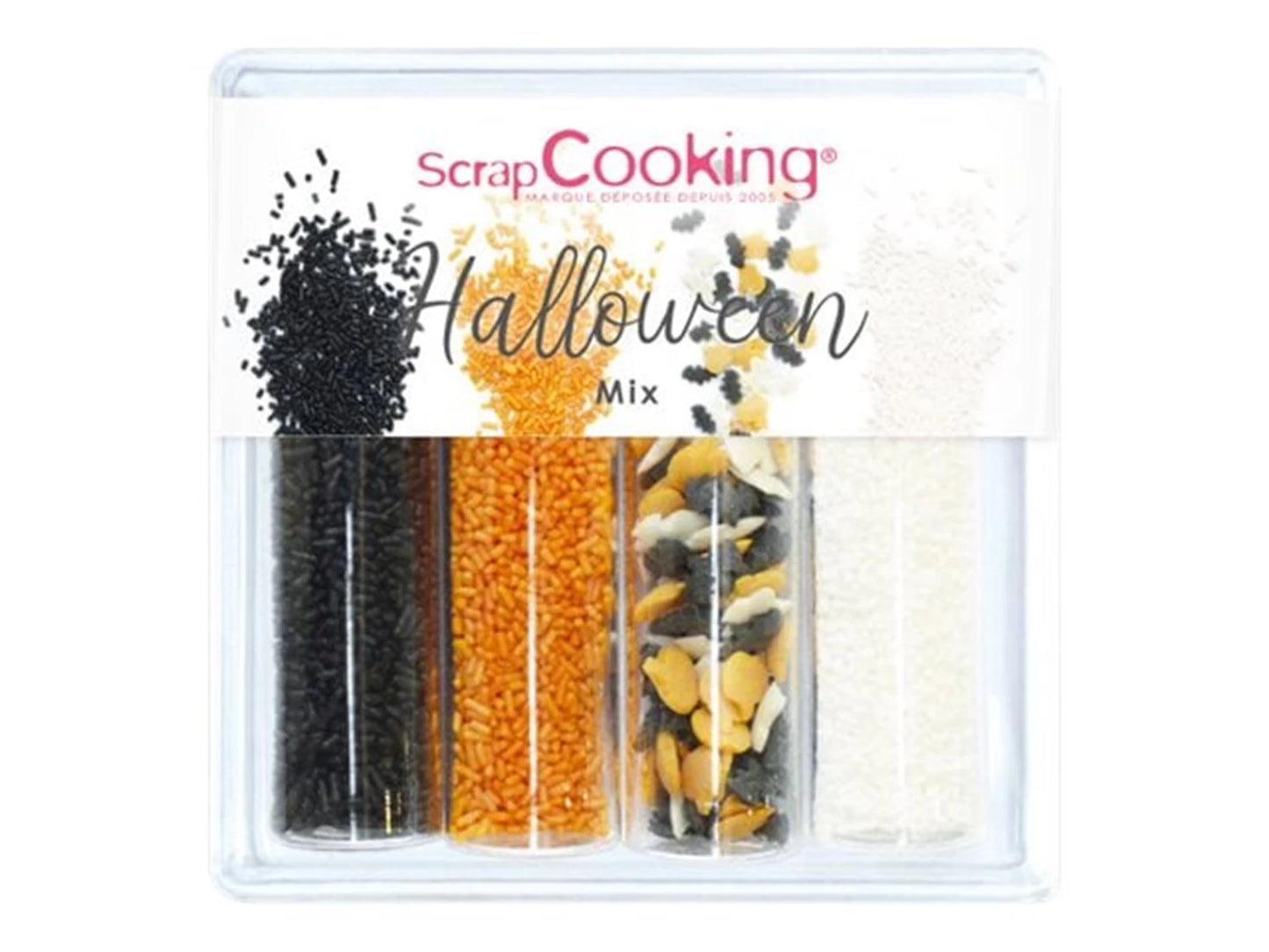 LOT DE 4 DÉCORATIONS EN SUCRE - MIX HALLOWEEN - 69G