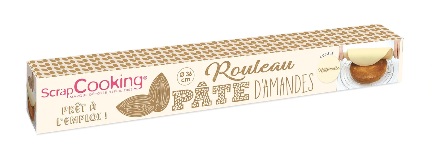 ROTOLO DI PASTA DI MANDORLE, BIANCO, 300G