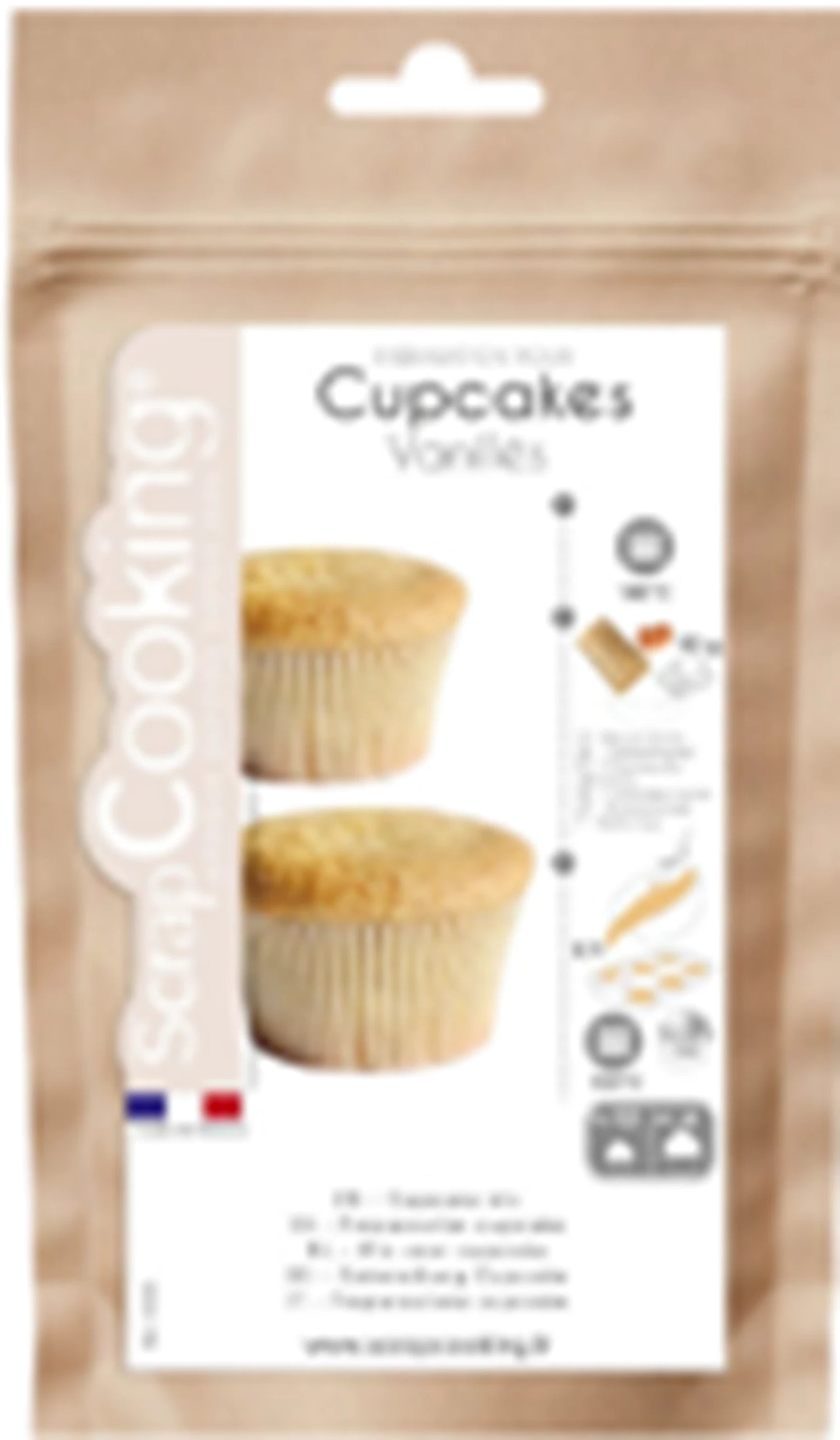 ZUBEREITUNG FÜR CUPCAKES 250G