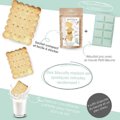 SCRAPCOOKING - FERTIGMISCHUNG FÜR PETIT-BEURRE-KEKSE 300 G - F/D/I/ML
