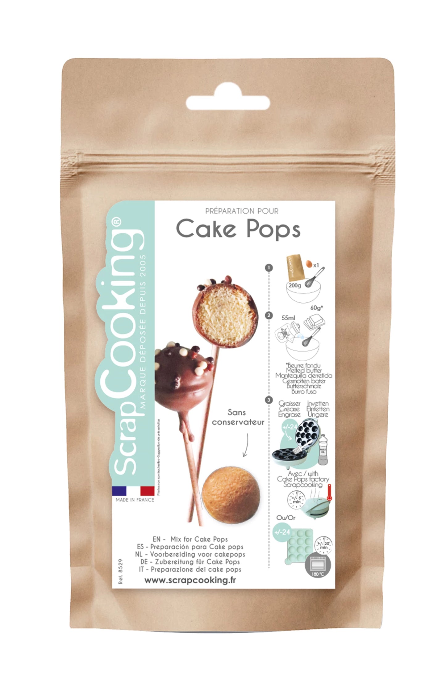 PREPARAZIONE CAKE POPS 200G