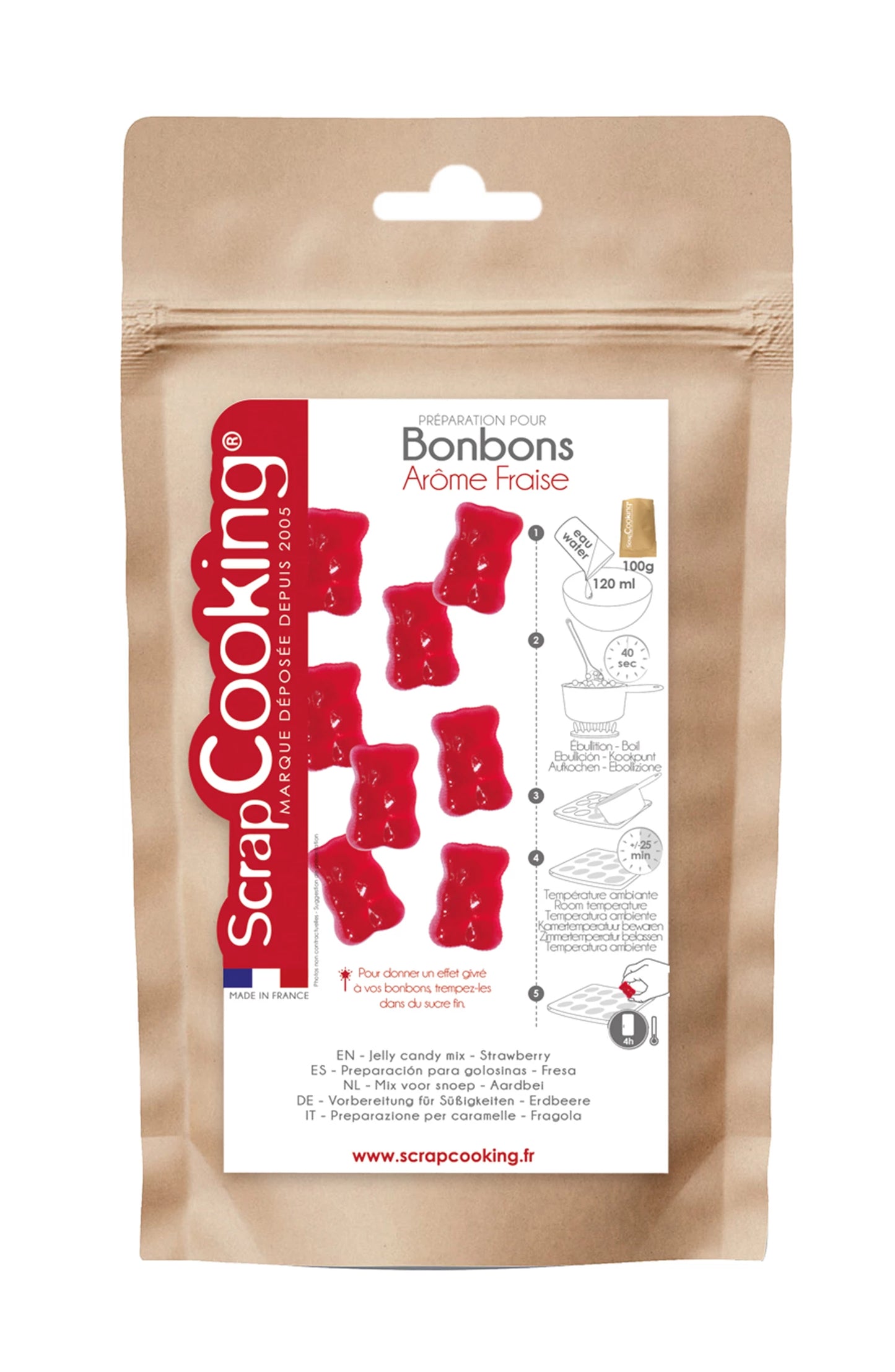 ERDBEER-BONBON-MISCHUNG 100 G