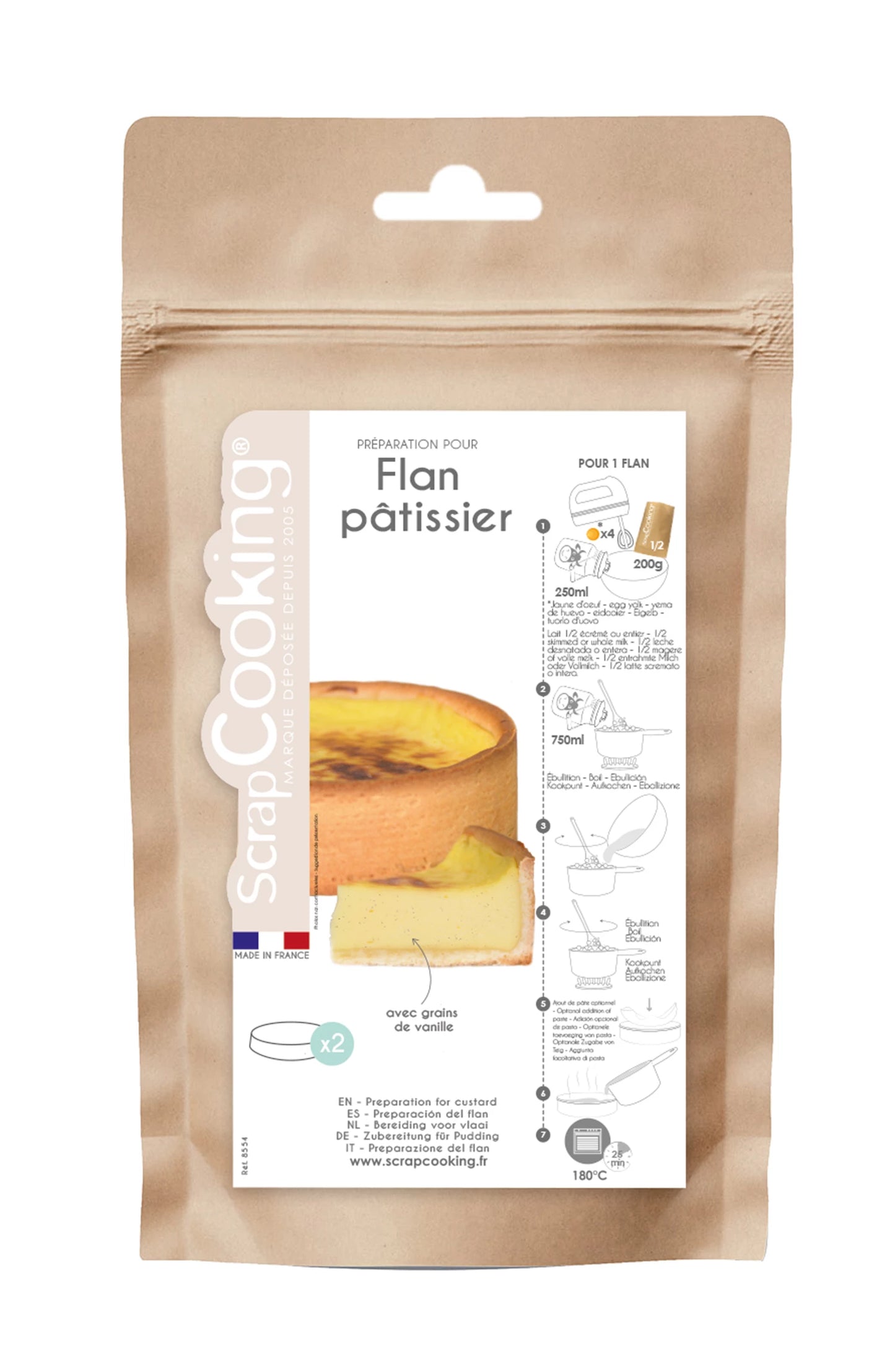PRÉPARATION POUR FLAN PÂTISSIER 400G