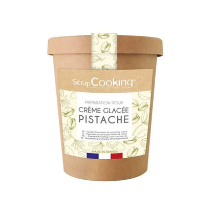 SCRAPCOOKING - PRÉPARATION POUR GLACE PRÊTE À L'EMPLOI, PISTACHE, 185 G - F/D/I/ML