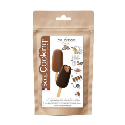 SCRAPCOOKING - ZUBEREITUNG FÜR SCHOKOLADENEIS GEBRAUCHSFERTIG 145 G - F/D/I/ML