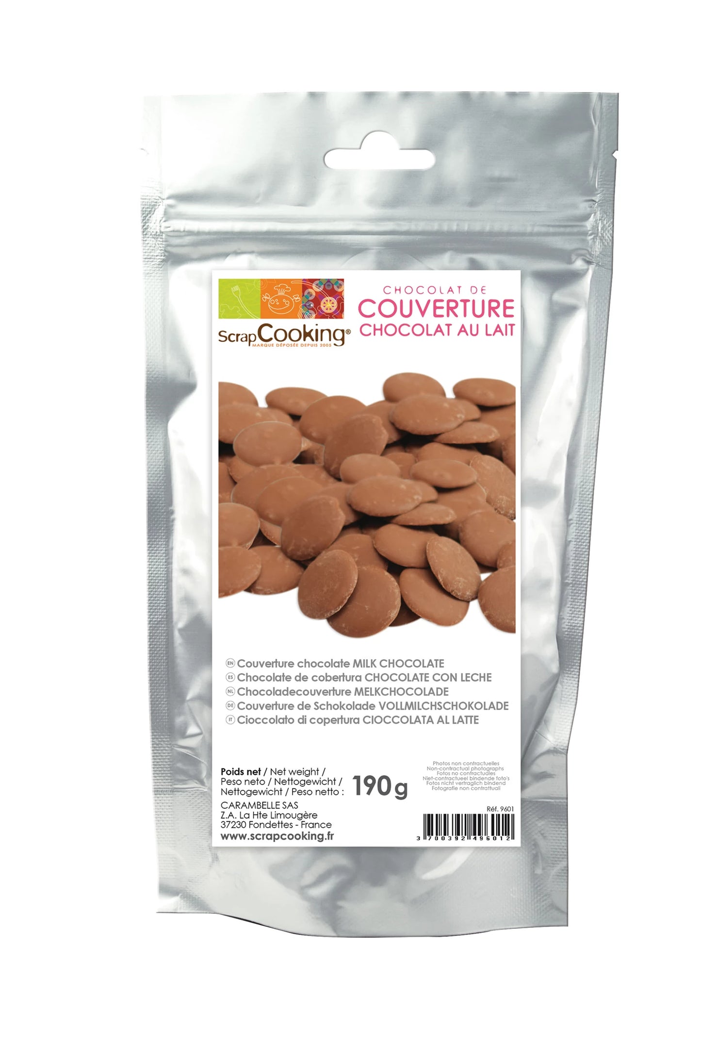 MILCHSCHOKOLADENGLASUR 190G
