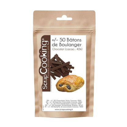 SCRAPCOOKING - 50 SCHOKORIEGEL - F/D/I/ML
