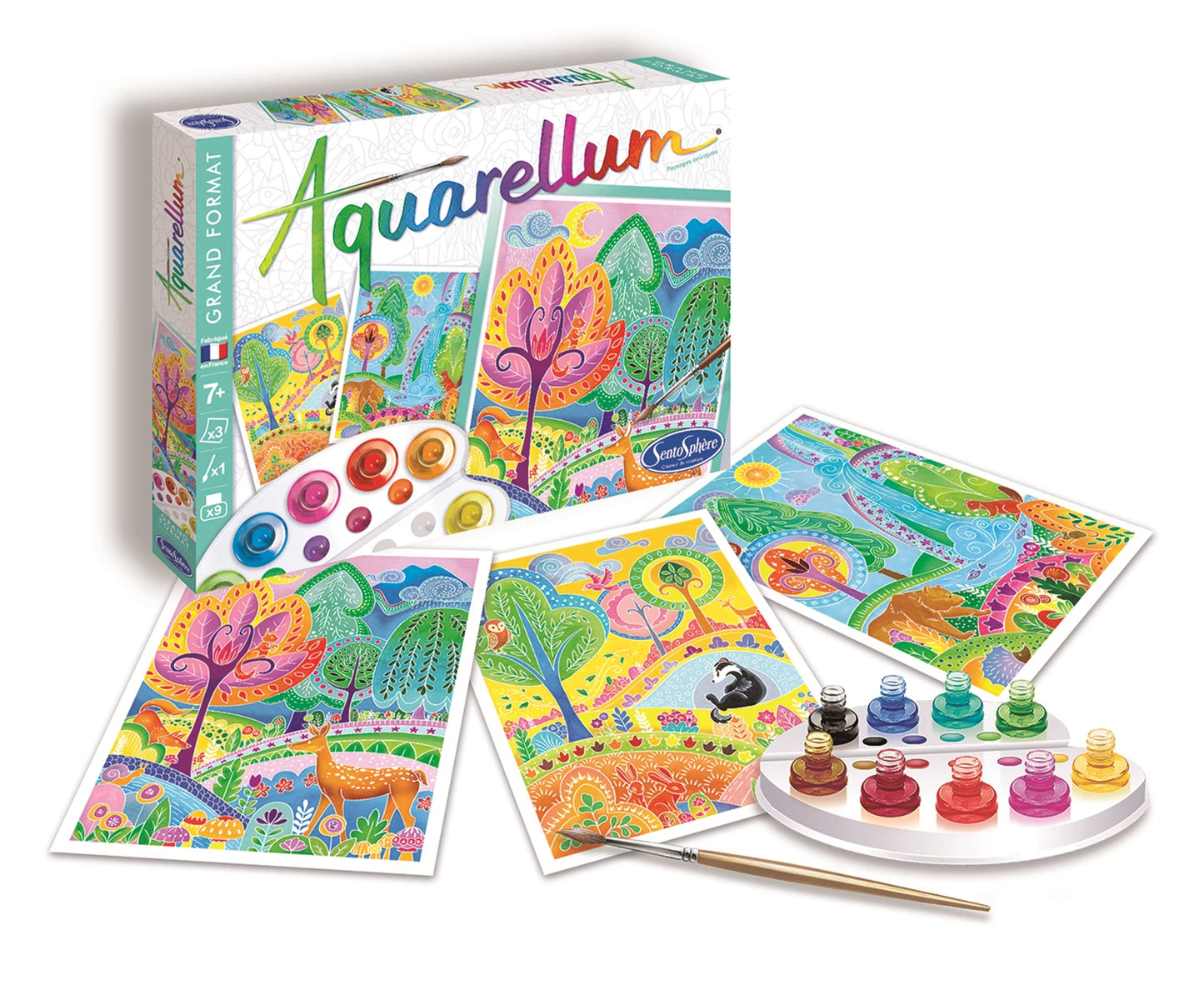 SENTOSPHERE - AQUARELLUM GM 3T TRAUMLANDSCHAFTEN (FR-DE-IT-EN-ES-NL-PT) - F/D/D/I
