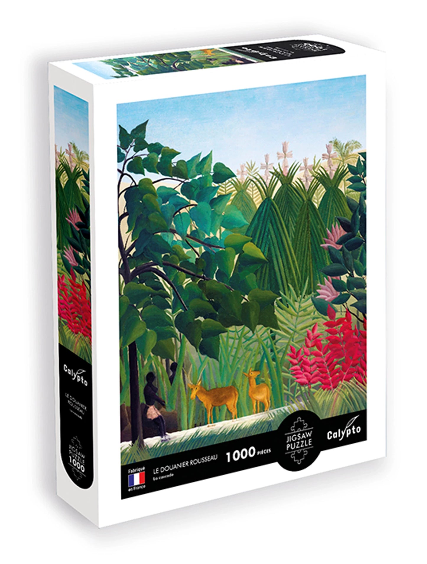 1000 PIÈCES OEUVRE D'ART LA CASCADE LE DOUANIER ROUSSEAU (ML)