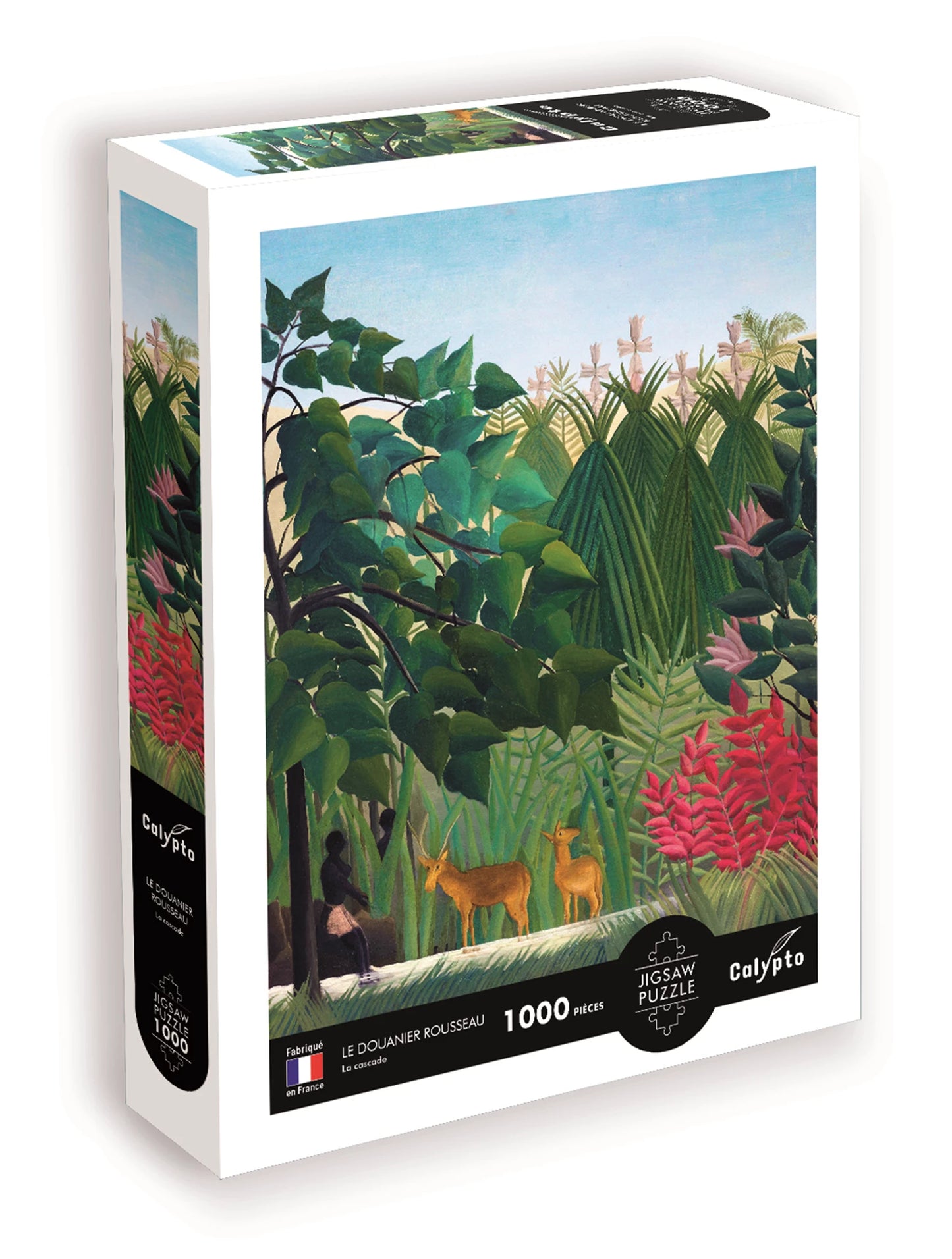 1000 PIÈCES OEUVRE D'ART LA CASCADE LE DOUANIER ROUSSEAU (ML)