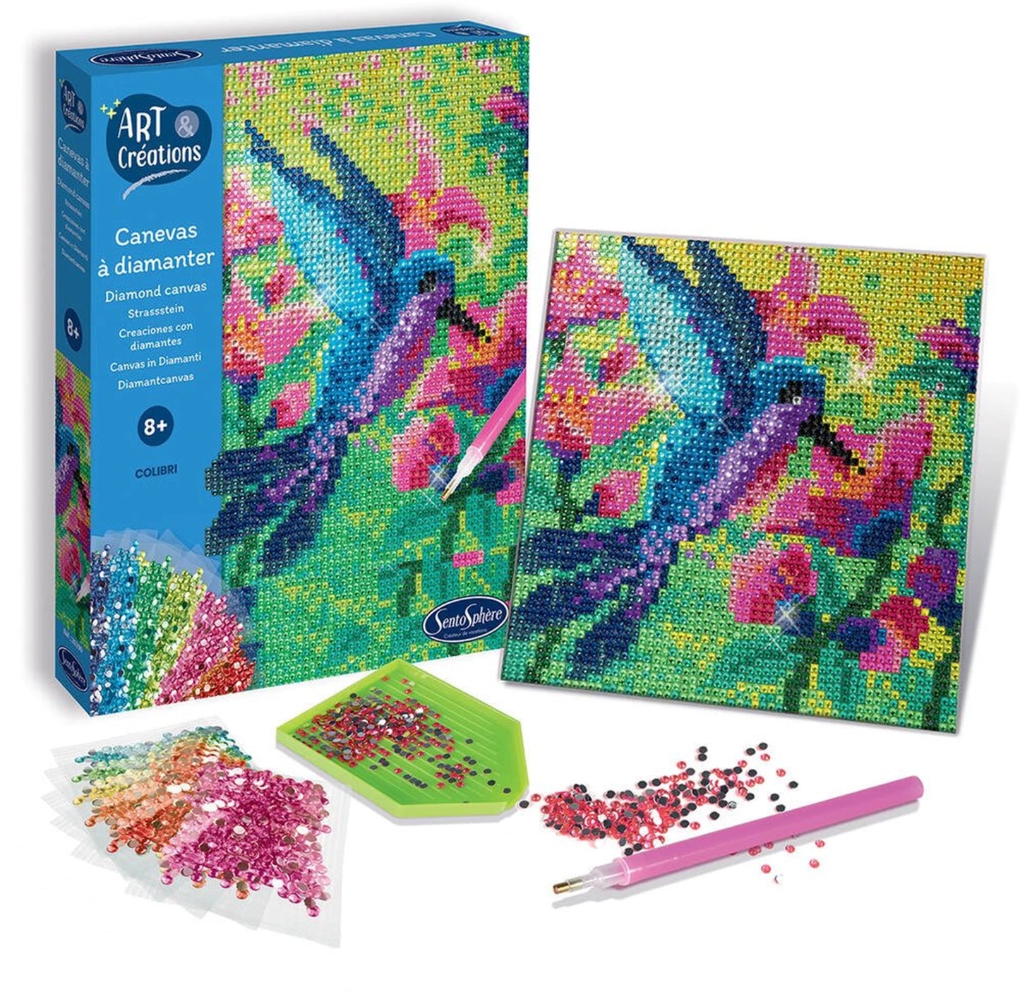 A&C DIAMANT-MALEREI KOLIBRI (FR-DE-IT-EN-ES-NL-PT)