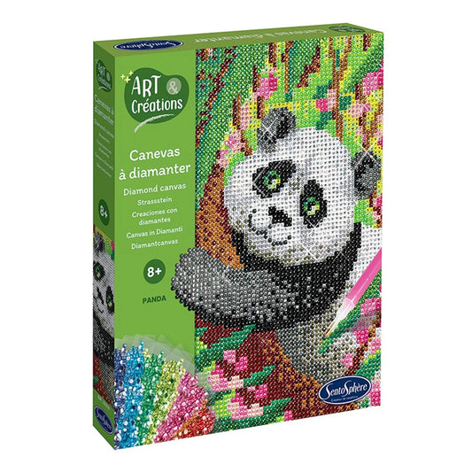 A&C PANDA IN DIAMANTLEINWAND (FR-DE-IT-EN-ES-NL-PT)