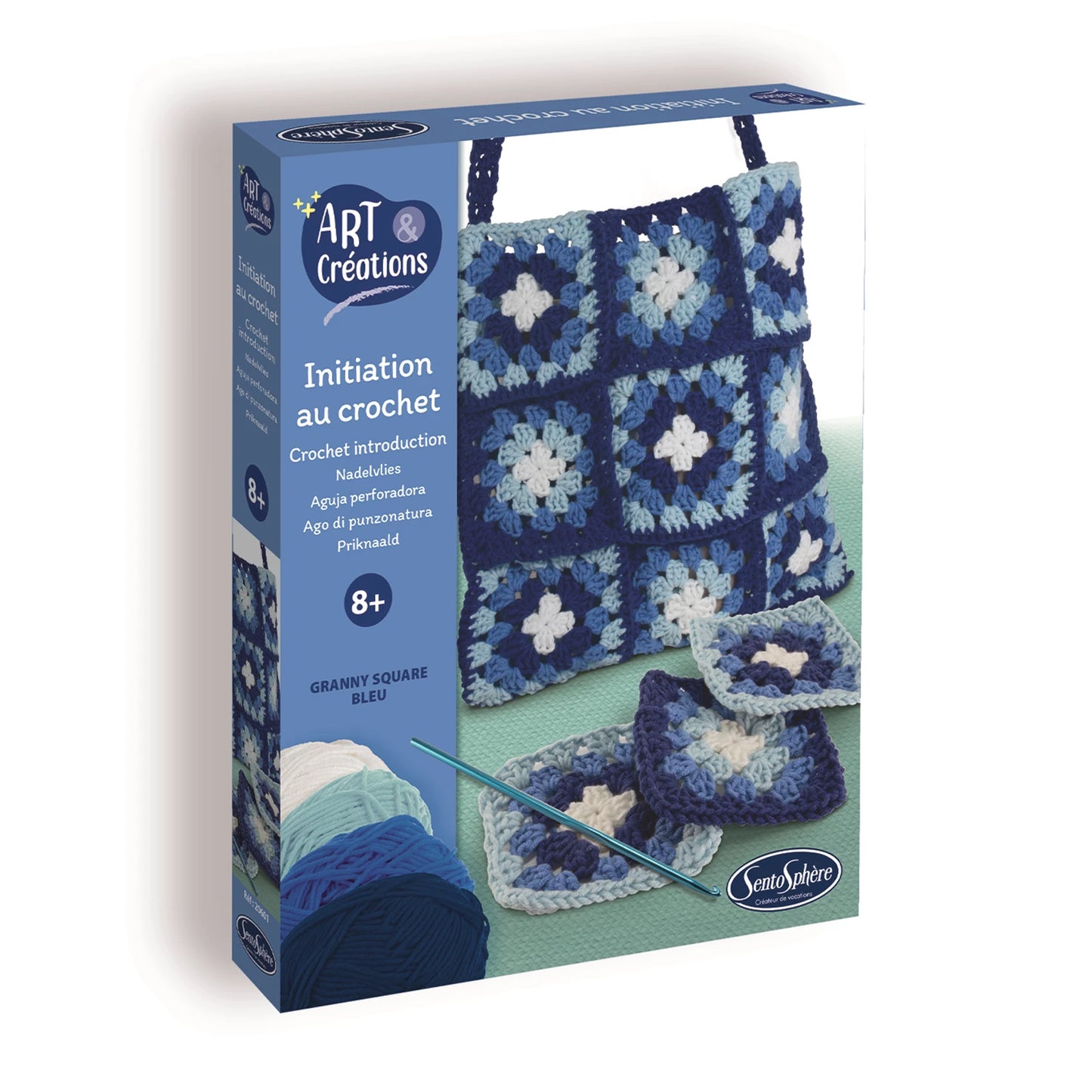 A&C MY BLUE PATCHWORK TASCHE (FR-DE-IT-EN-ES-NL-PT)