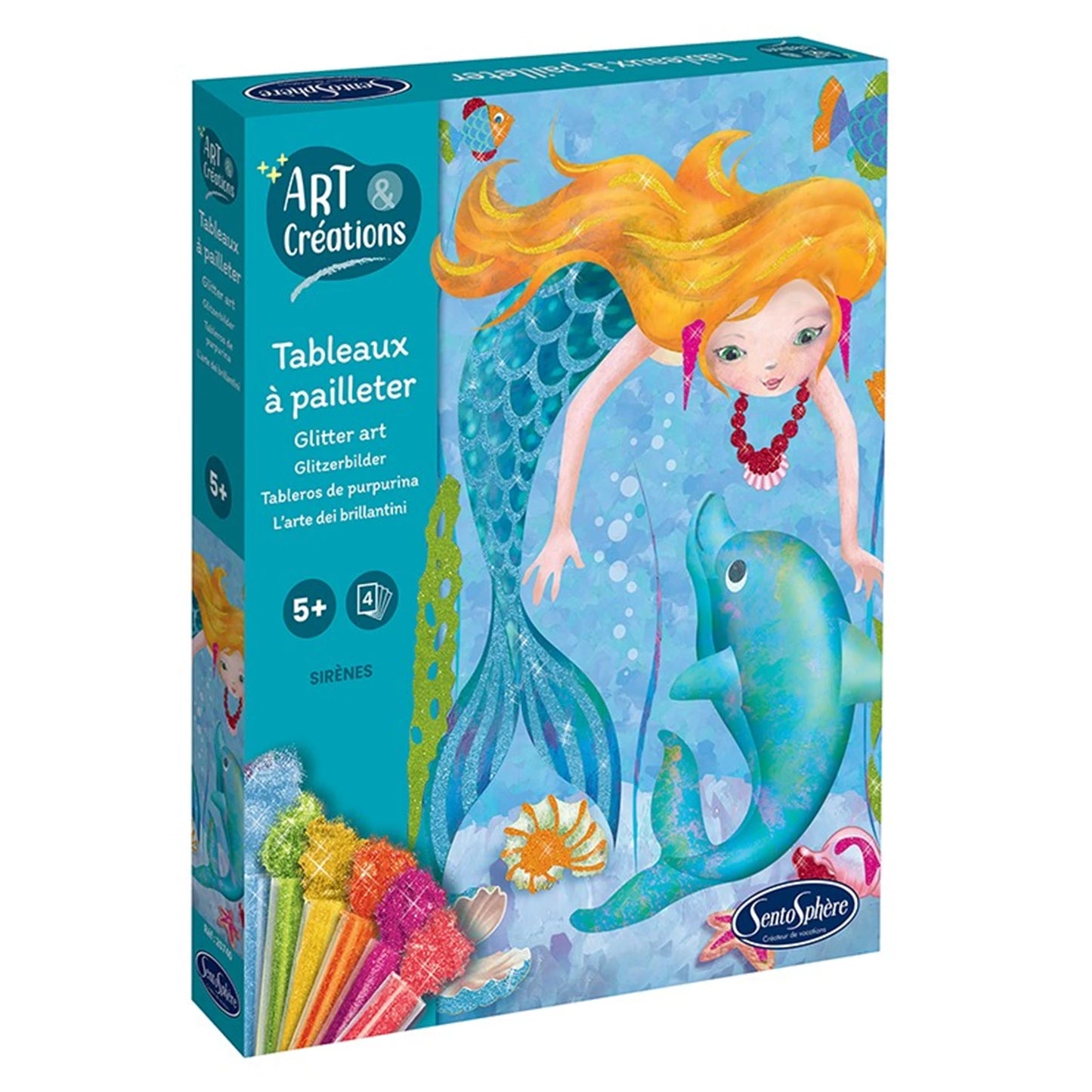 A&C GLITTER BILDER MEERJUNGFRAU (FR-DE-IT-EN-ES-NL-PT)