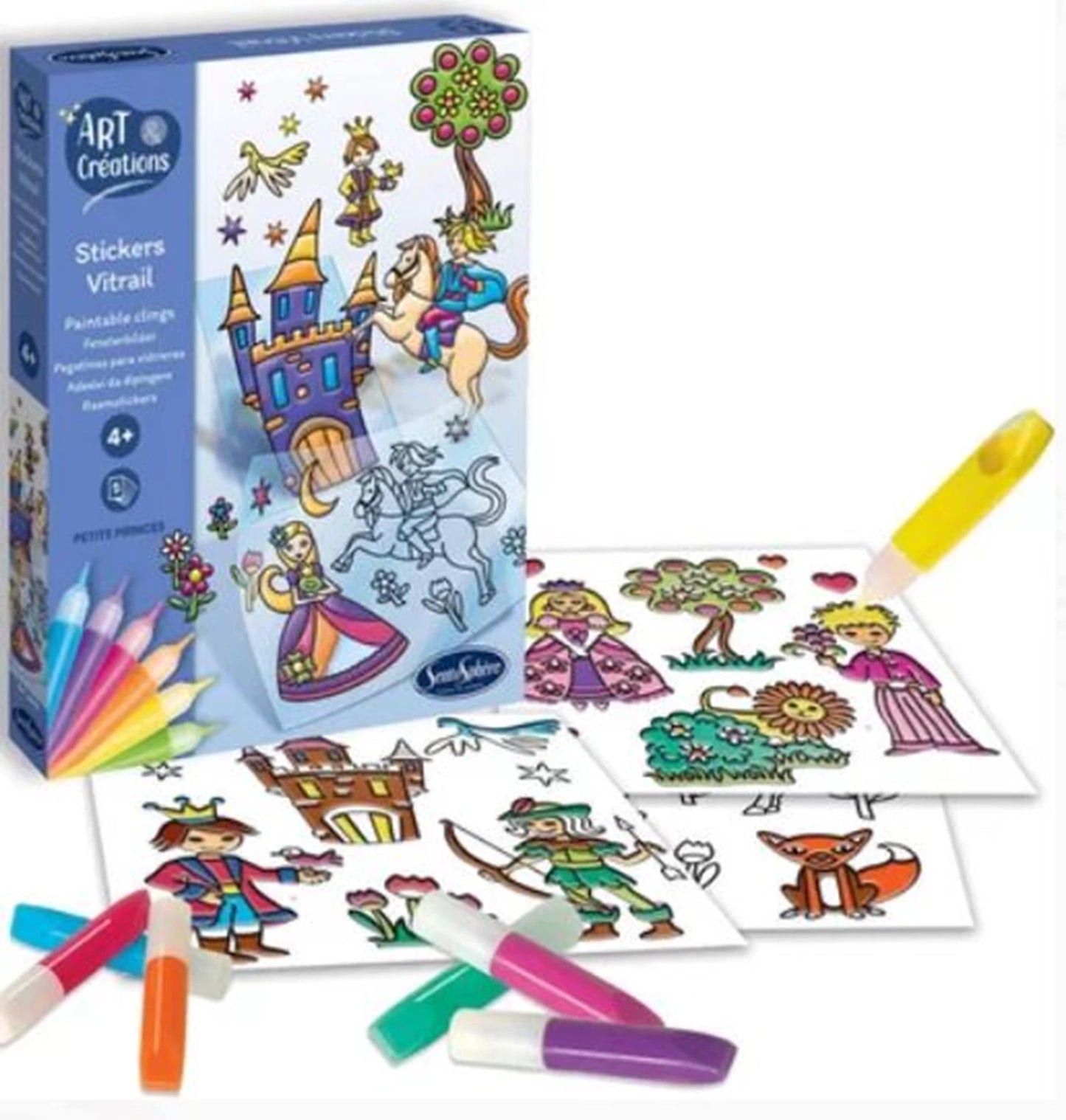 A&C GLASAUFKLEBER KLEINE PRINZEN (FR-DE-IT-EN-ES-NL-PT)