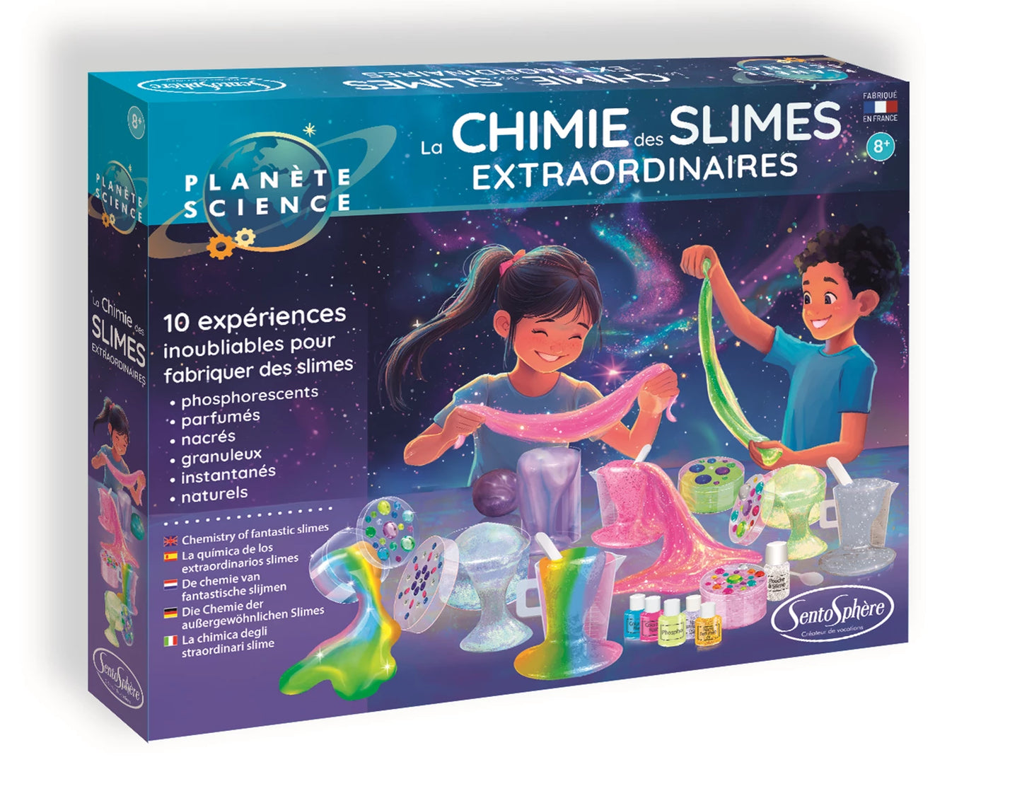 LA CHIMIE DES SLIMES EXTRAORDINAIRES 2025 (FR-DE-IT-ES)