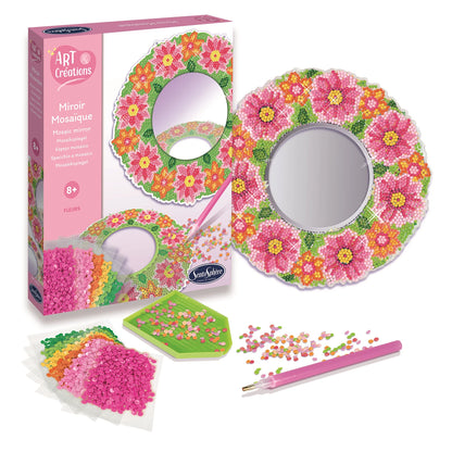 A&C MOSAIK SPIEGEL BLUMEN (FR-DE-IT-EN-ES-NL-PT)