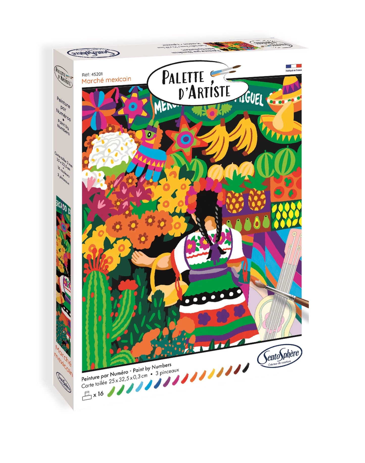 PALETTE D'ARTISTE MARCHÉ MEXICAIN (FR-DE-IT-EN-ES-NL-PT)