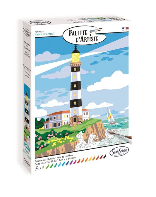 PALETTE D'ARTISTE PHARE LE CREACH (FR-DE-IT-EN-ES-NL-PT)