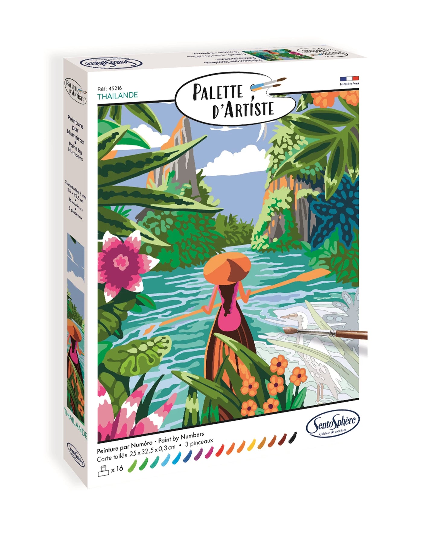 PALETTE D'ARTISTE LAGON EN THAÏLANDE (FR-DE-IT-EN-ES-NL-PT)