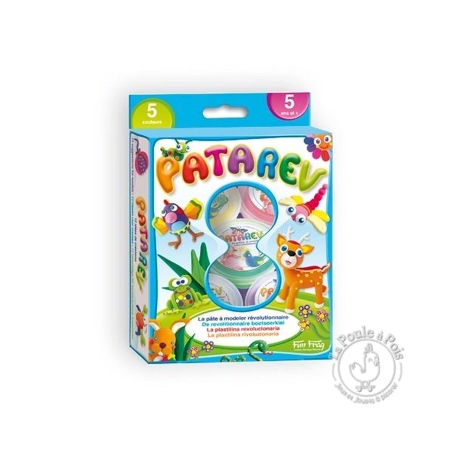 PATAREV SET 5 TÖPFE 18G (FR-DE-IT-EN-ES-NL-PT)