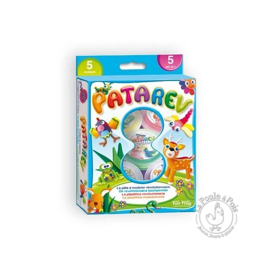 PATAREV LOT DE 5 POTS DE 18 G (FR-DE-IT-EN-ES-NL-PT)