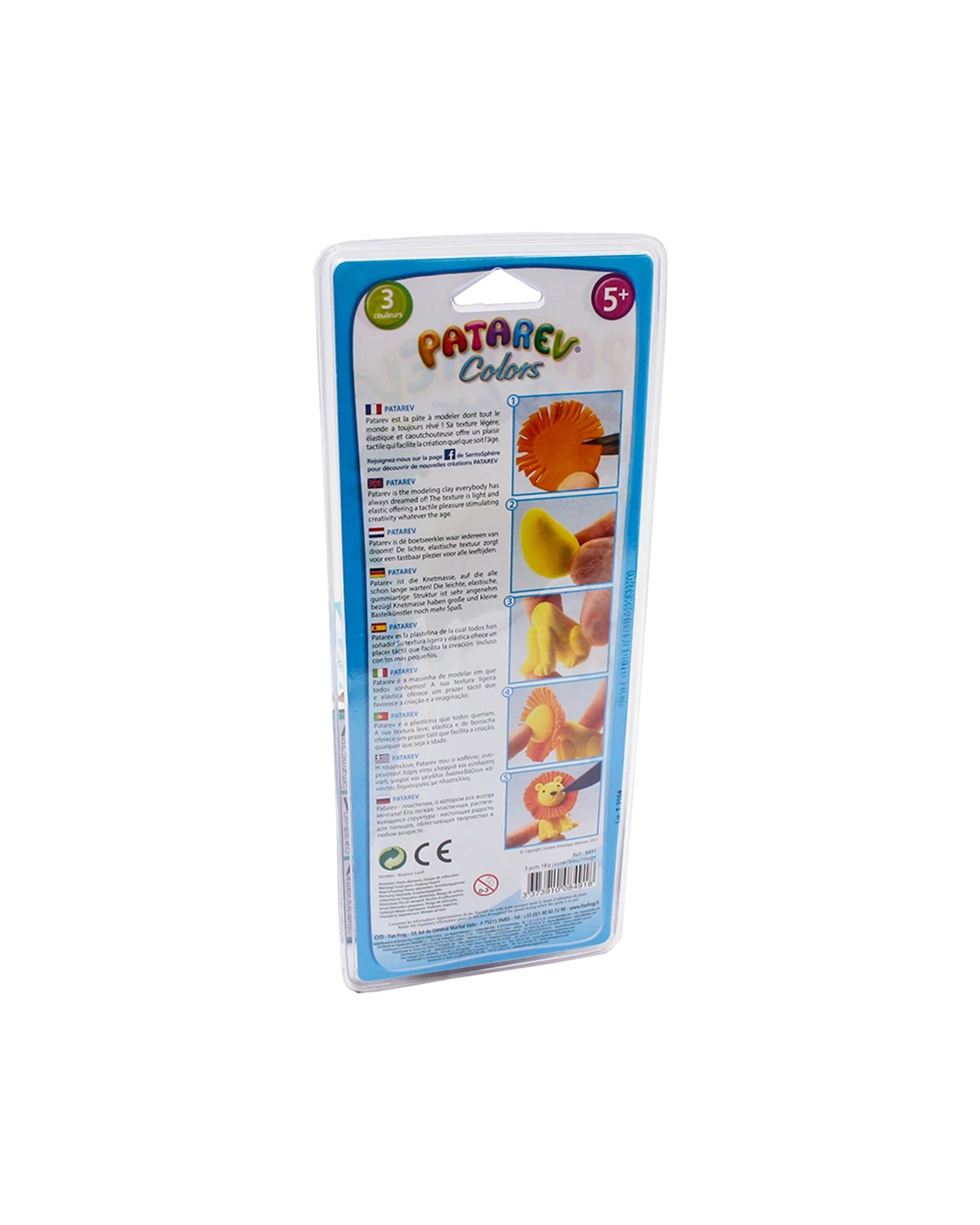 PATAREV 3 BARATTOLI 18G GIALLO/BLU/ROSSO (FR-DE-IT-EN-ES-NL-PT)