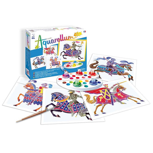 AQUARELLUM JR 4T CHEVALIERS (FR-DE-IT-EN-ES-NL)