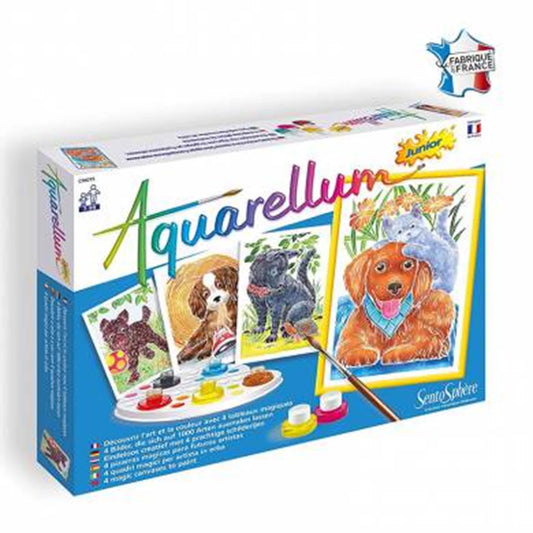 AQUARELLUM JR 4T CHIEN (FR-DE-IT-EN-ES-NL)