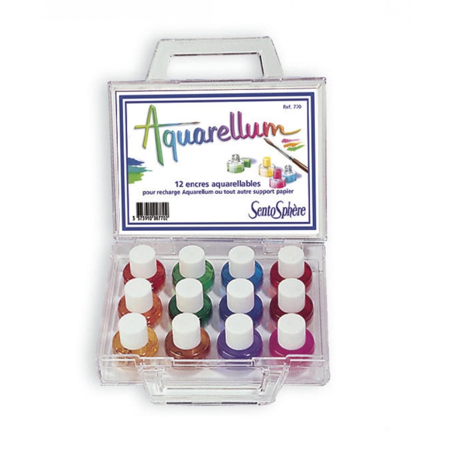 MALLETTE AQUARELLE 12 ENCRES