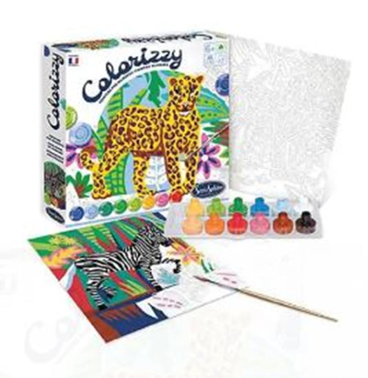 COLORIZZY ZÈBRE ET LÉOPARD (FR-DE-IT-EN-ES-NL)