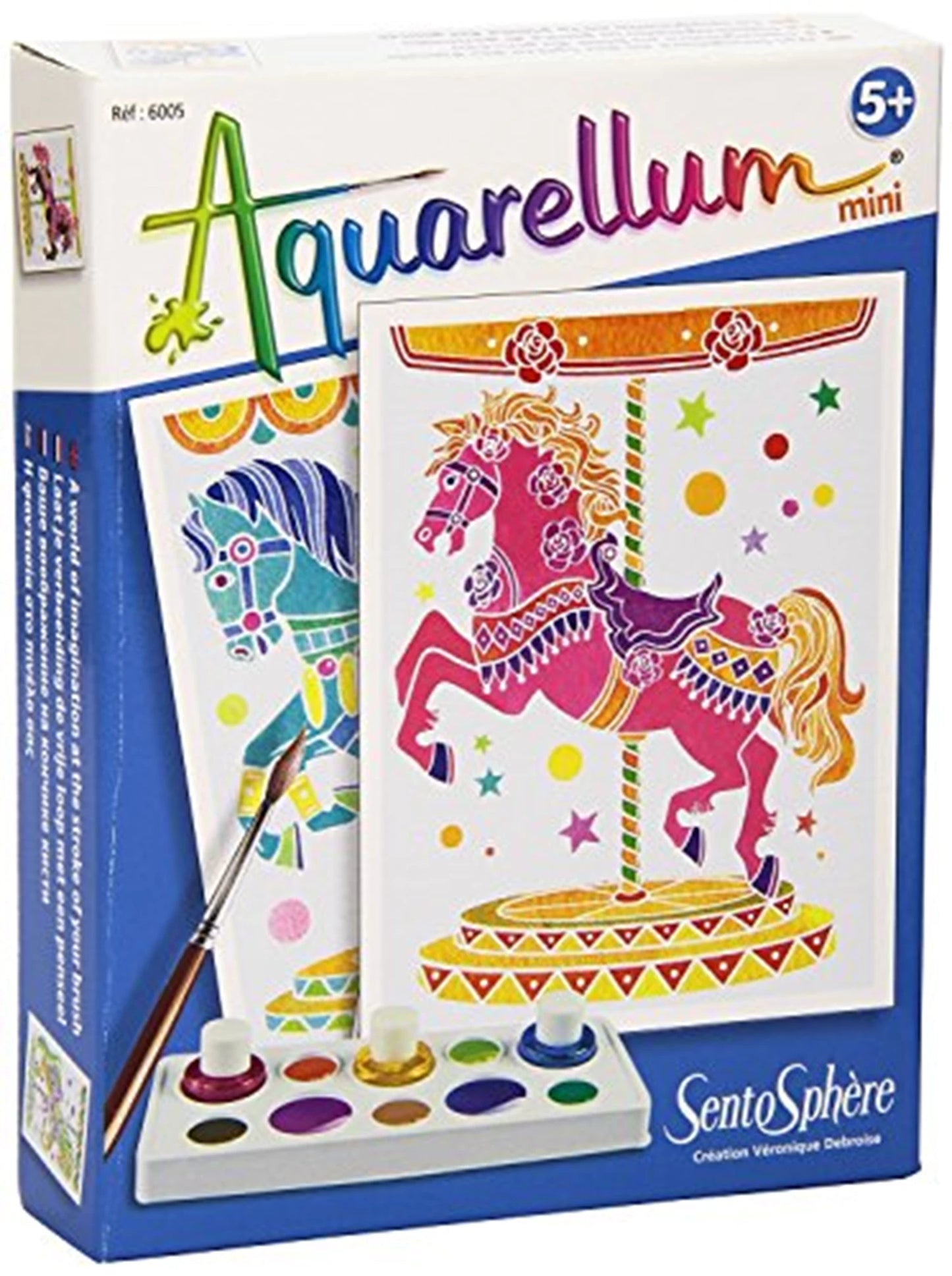 MINI CHEVAUX AQUARELLUM (FR-DE-IT-EN-ES-NL)