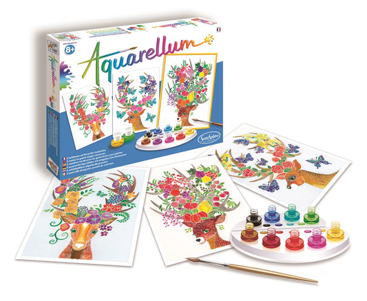 AQUARELLUM GM 3T CERF ENCHANTÉ (FR-DE-IT-EN-ES-NL)