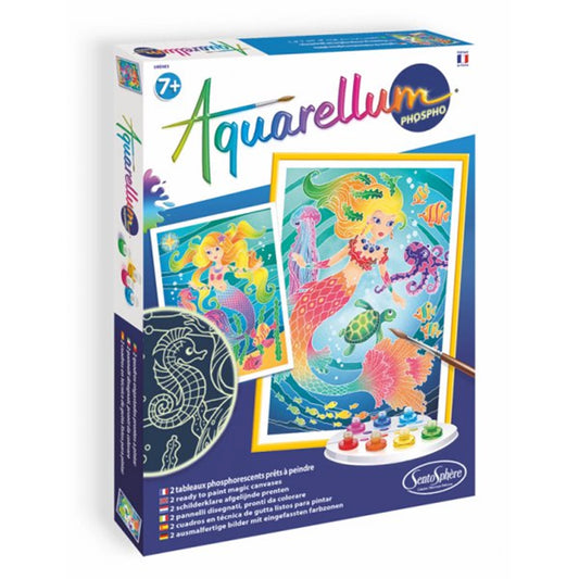 SIRÈNES AQUARELLUM FLUO (FR-DE-IT-EN-ES-NL)